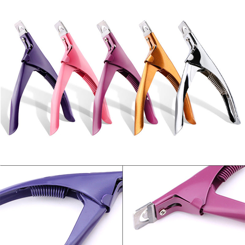 Acrylic False Nail Clippers Nail Tip Cutter Stainless Nail Trimmer