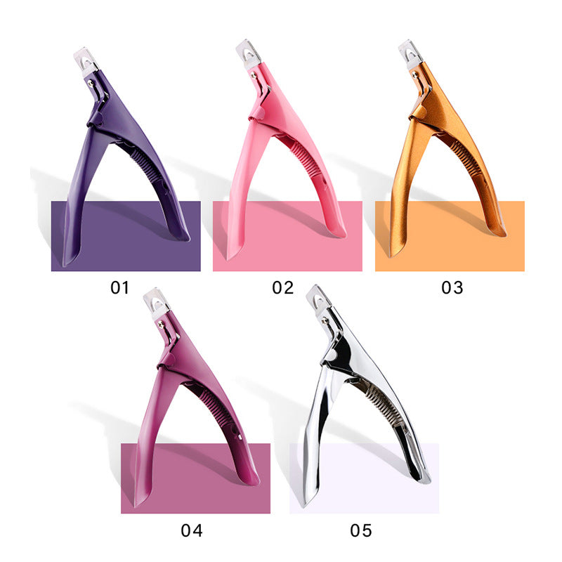 Acrylic False Nail Clippers Nail Tip Cutter Stainless Nail Trimmer