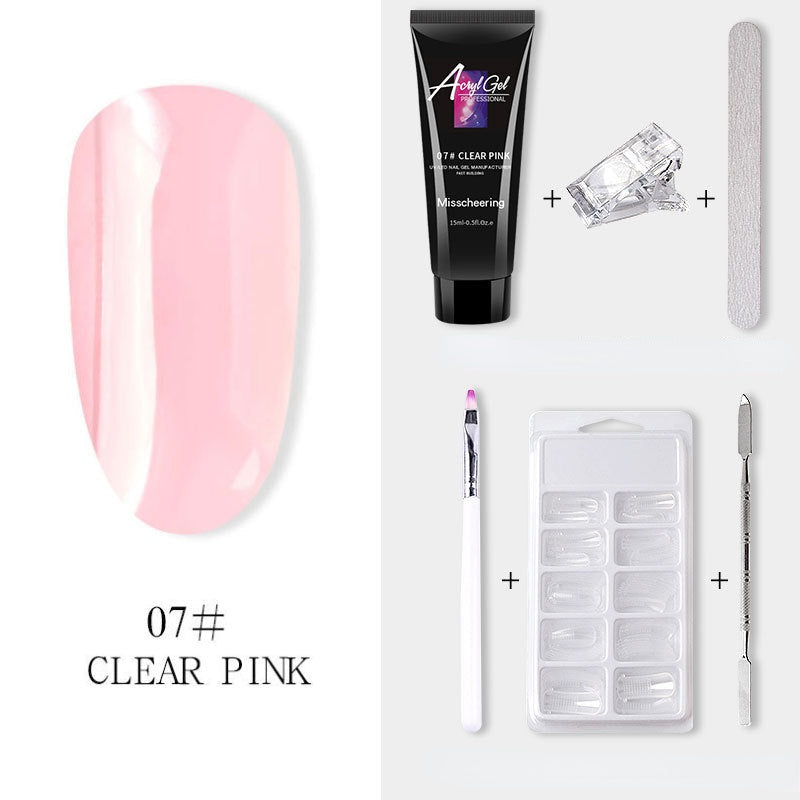 Manicure Acrylic Gel Set Poly Gel Set with Tools