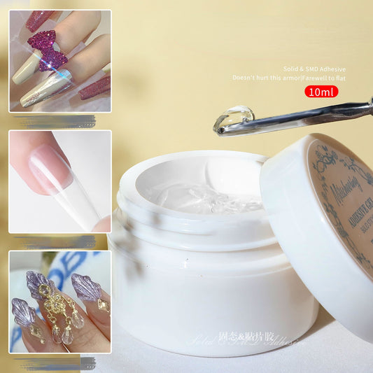 Nail Art Wipe-Off Rhinestone Glue Gel Adhesive  Glue Gel