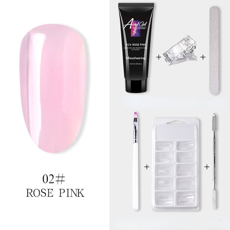 Manicure Acrylic Gel Set Poly Gel Set with Tools