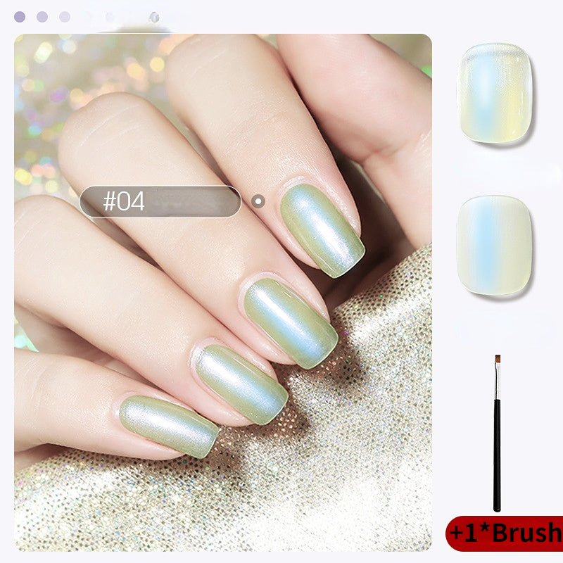 Polarized Nail Gel Polish Pearl Mermaid Nail Gel Shimmer Shell Gel