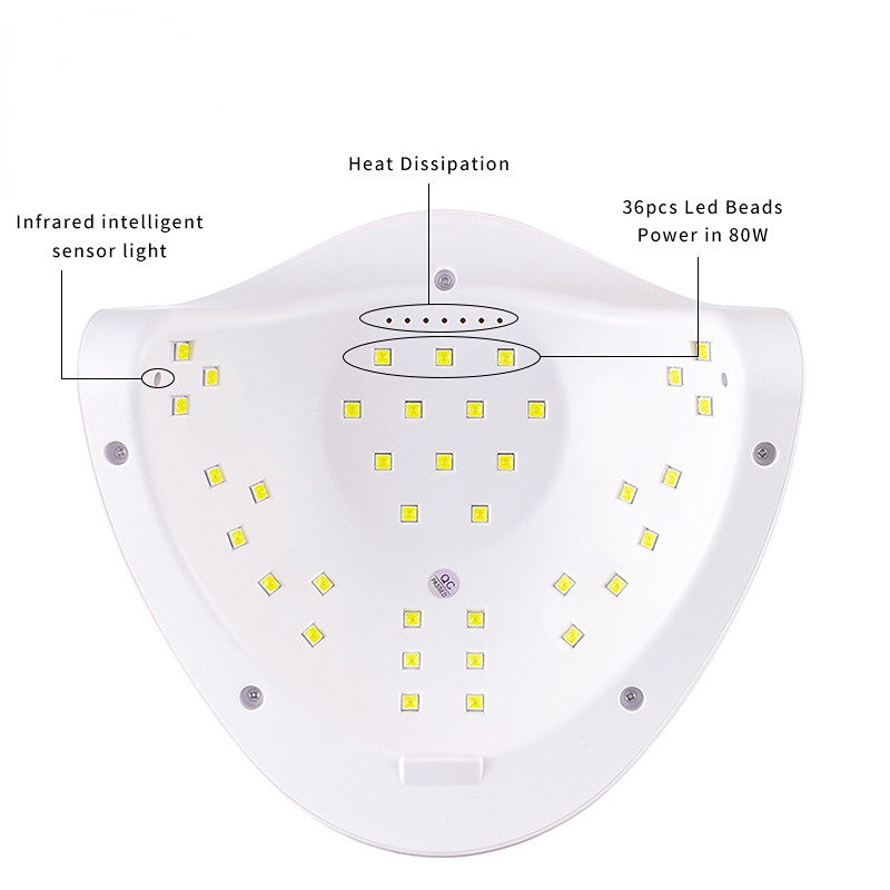 80W UV LED Nail Lamp Nail Dryer