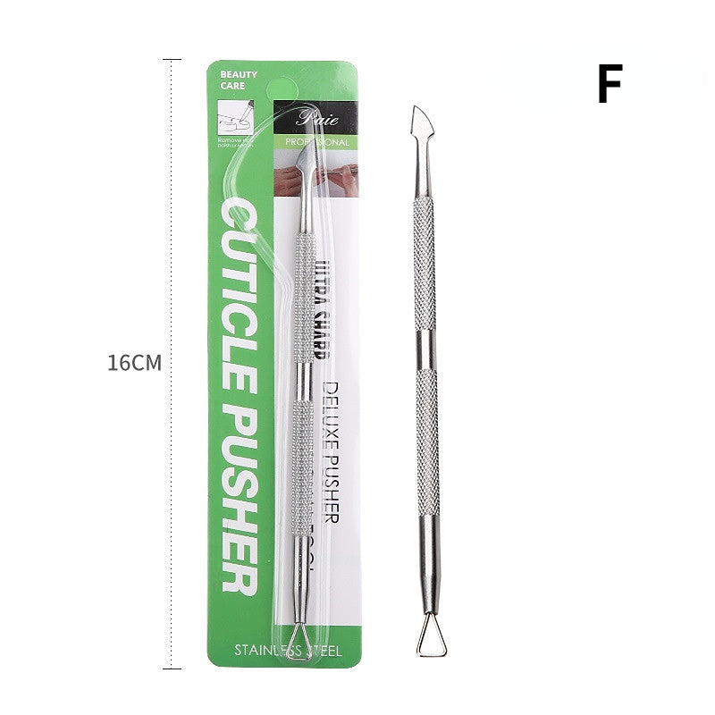 Professional Stainless Steel Nail Pusher Tool for Manicure