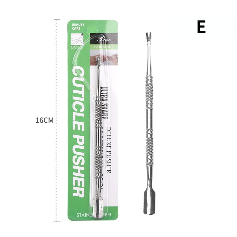 Professional Stainless Steel Nail Pusher Tool for Manicure