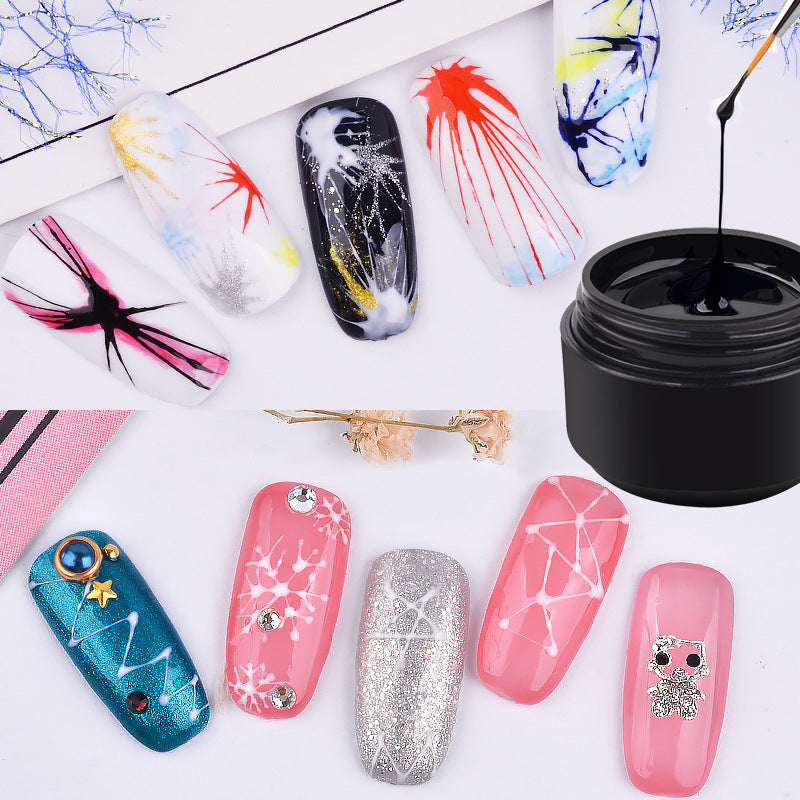 Spider Gel for Nail Art Drawing Gel Nail Polish Design Gel