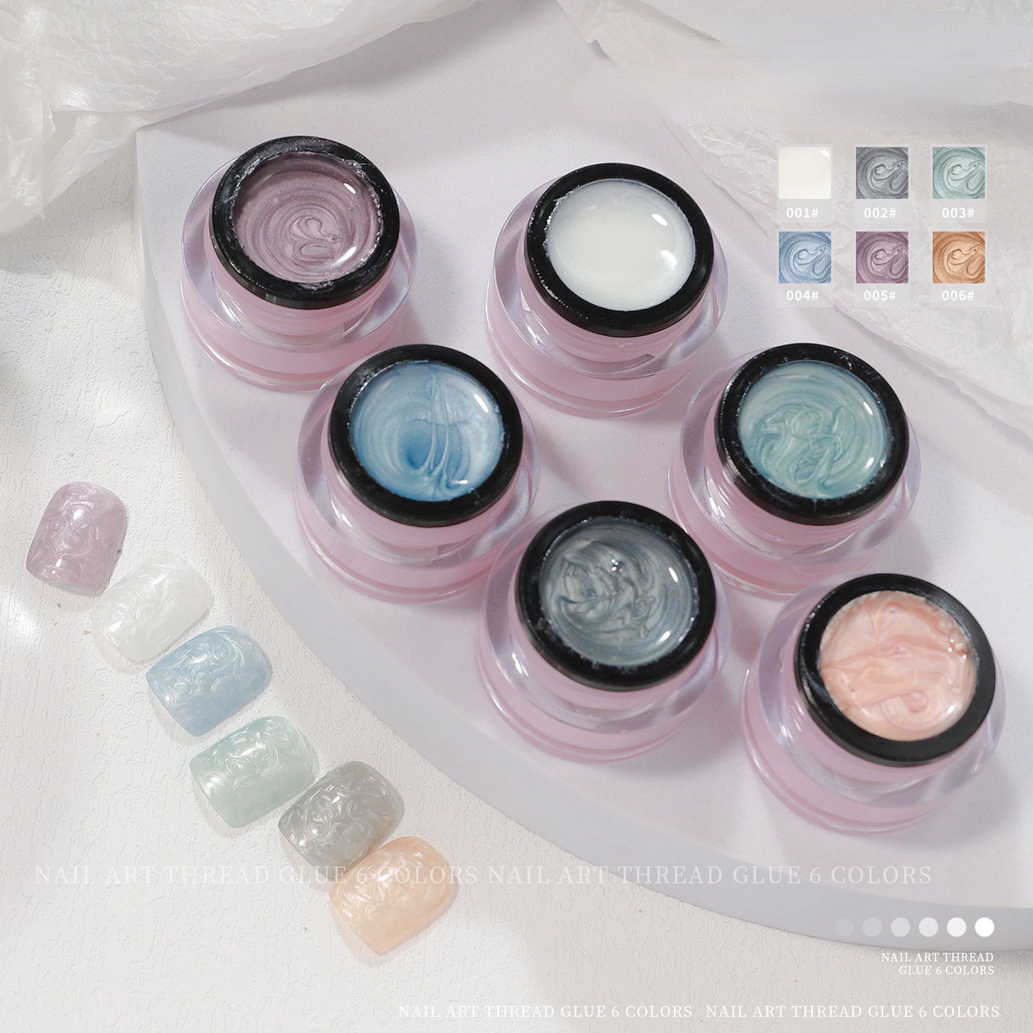 Shell Gel Nail Polish Pearl Gel Shimmer Mermaid Nail Gel Polish