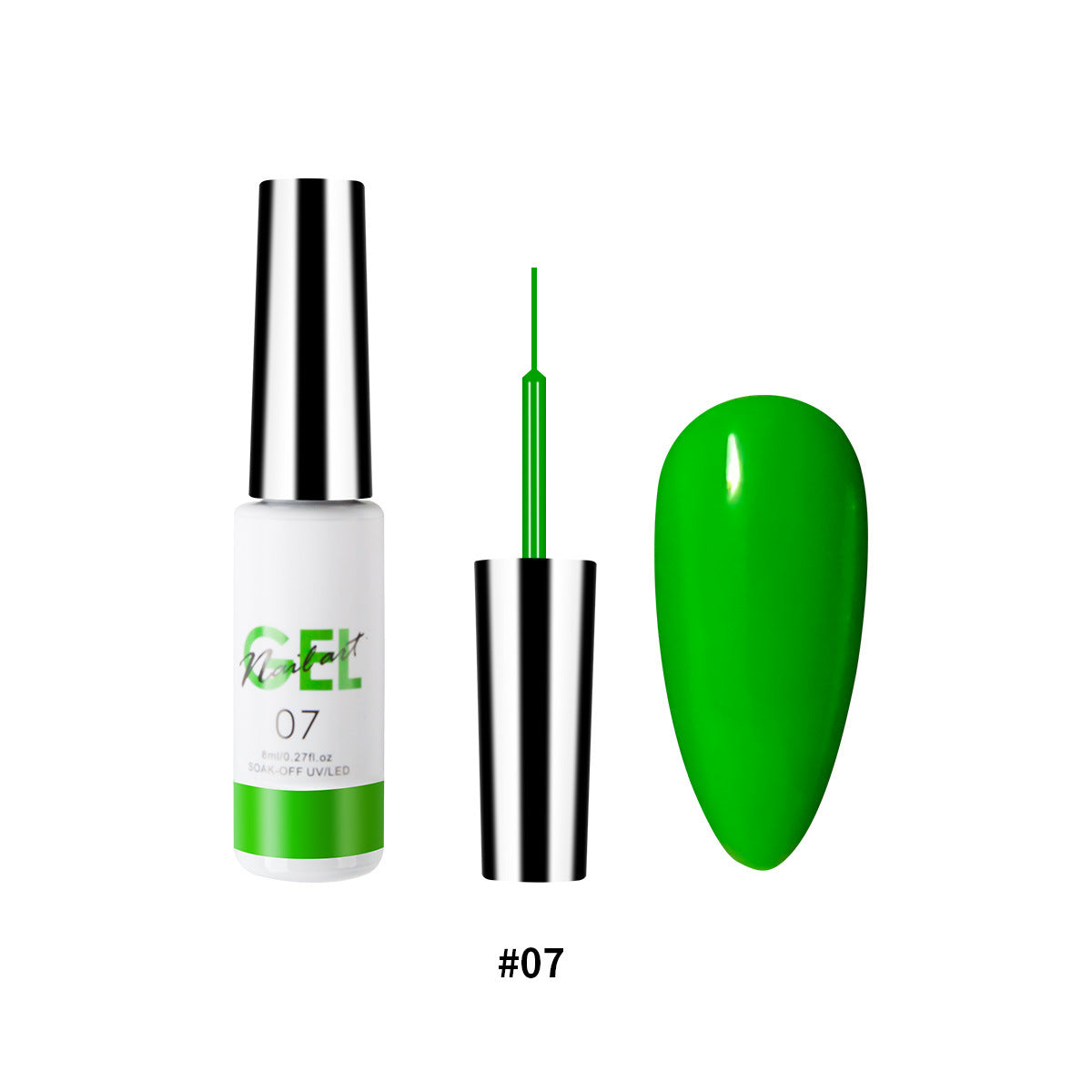 Gel Polish Nail Liner Art Soak Off Led Lamp Paint Tools