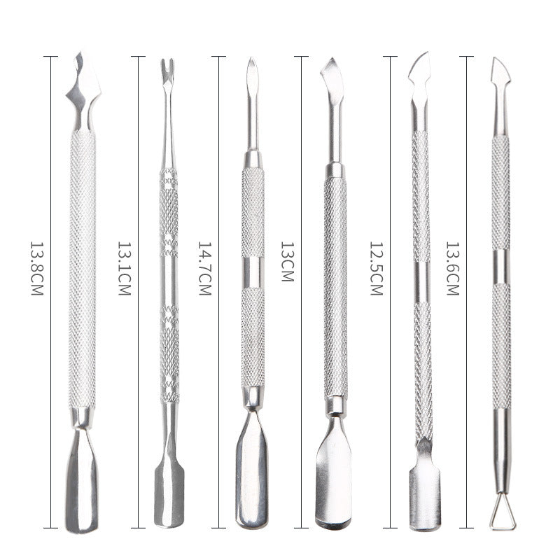 Professional Stainless Steel Nail Pusher Tool for Manicure