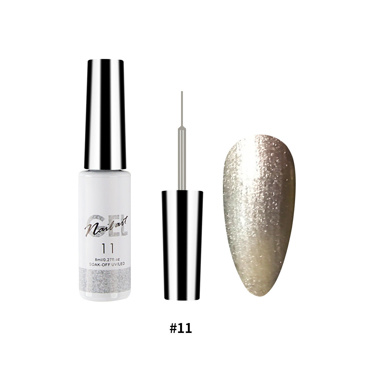 Gel Polish Nail Liner Art Soak Off Led Lamp Paint Tools