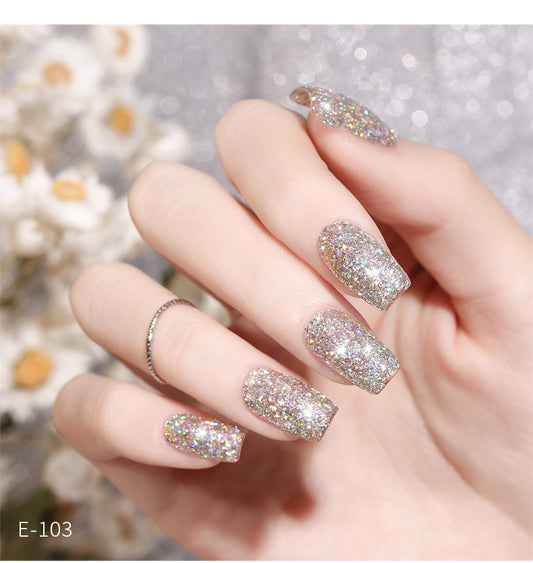 Reflective Nail Polish Glitter Nail Gel for Nail Art Nail DIY Tools