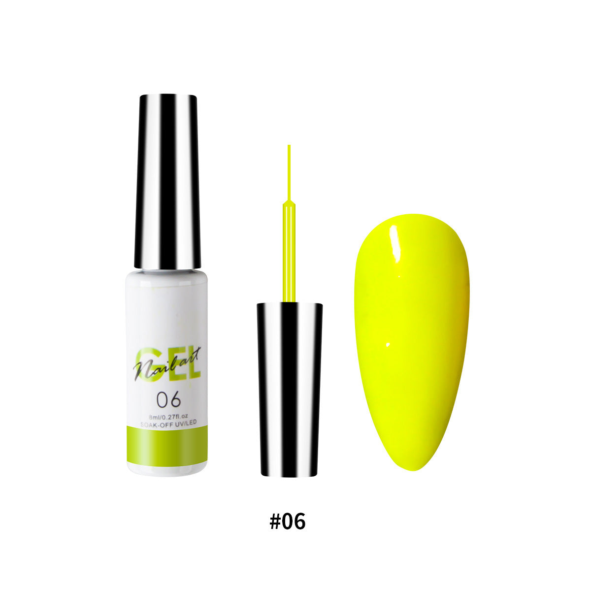 Gel Polish Nail Liner Art Soak Off Led Lamp Paint Tools