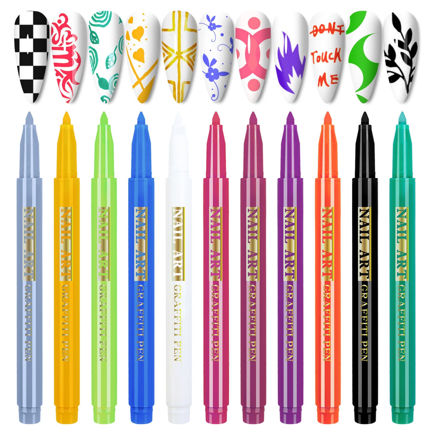 3D Nail Art Pen Painting Pens for Nail Design DIY Tools