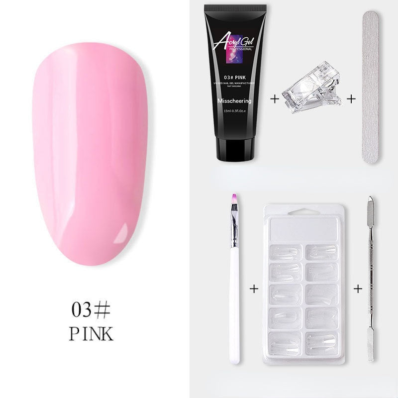 Manicure Acrylic Gel Set Poly Gel Set with Tools