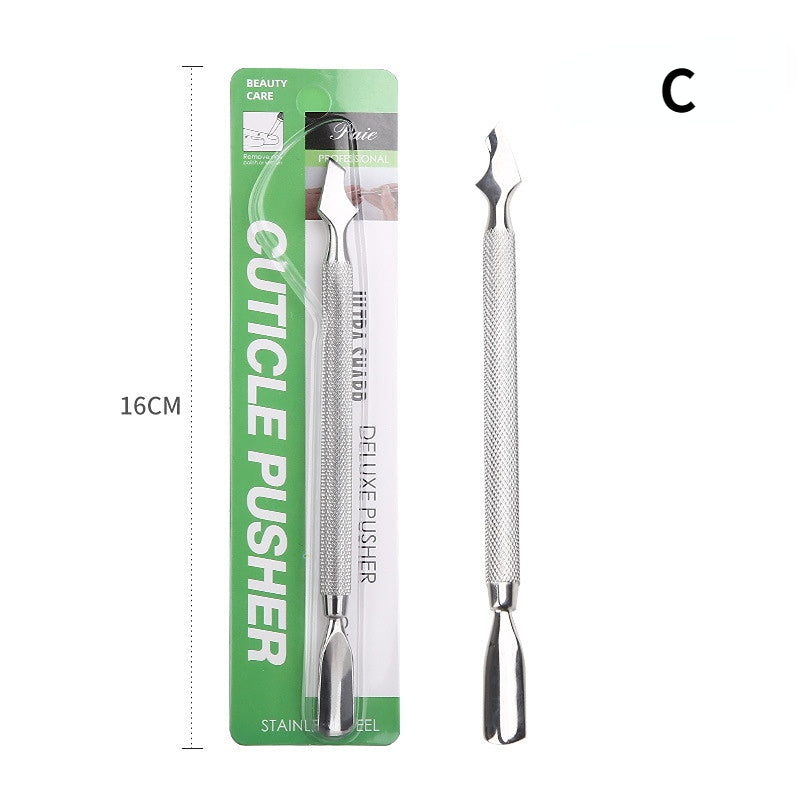 Professional Stainless Steel Nail Pusher Tool for Manicure