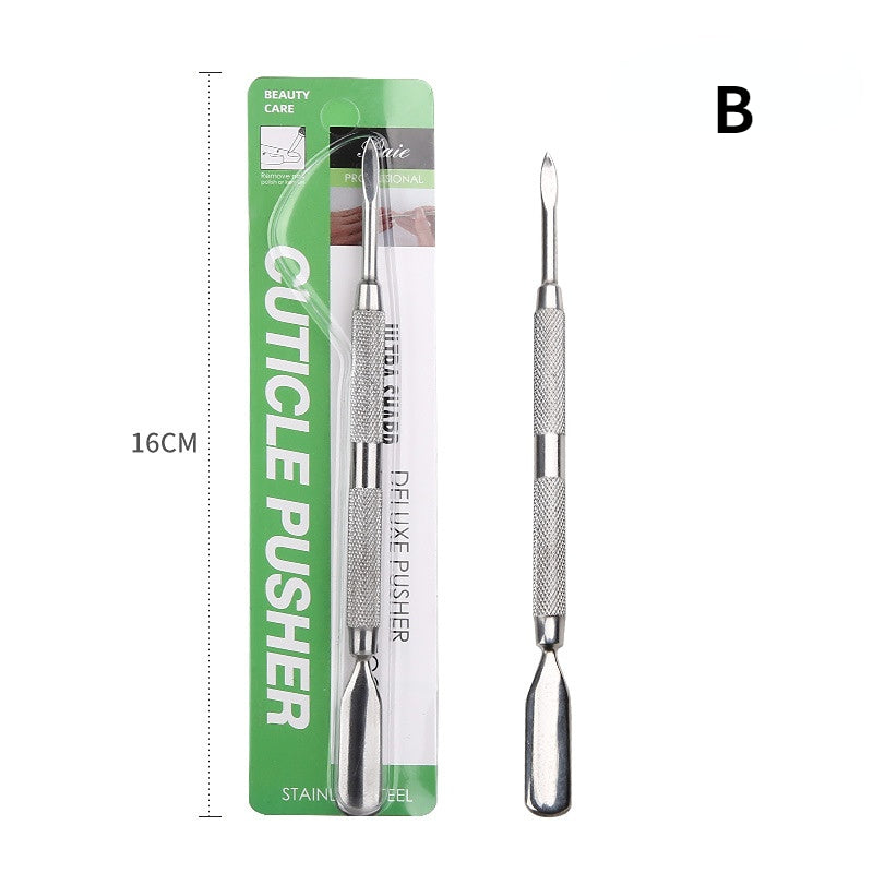 Professional Stainless Steel Nail Pusher Tool for Manicure