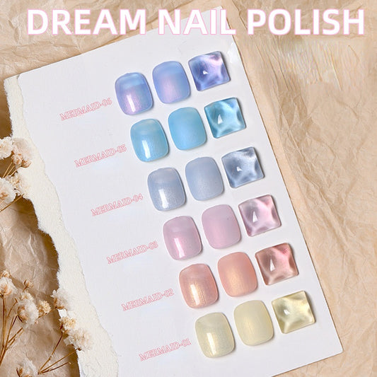 Shimmer Polarized Nail Polish Mermaid Shell Glitter Gel