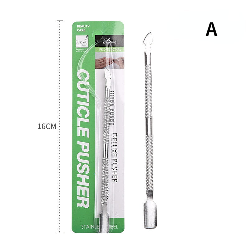 Professional Stainless Steel Nail Pusher Tool for Manicure