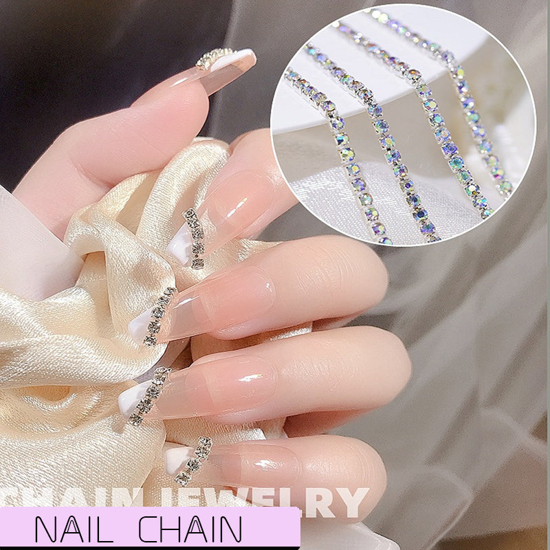 AB Rinestone Chain for Nail Art Diamond Chain Trimming Claw Chain DIY Tools