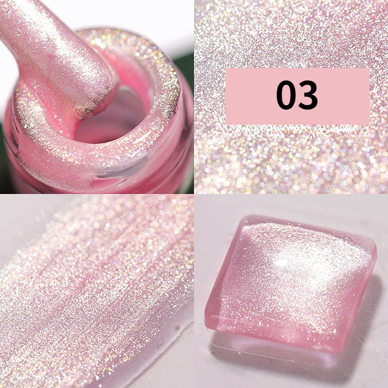 Pearl Shell Gel Polish Polarized  Glitter Gel Nail Polish