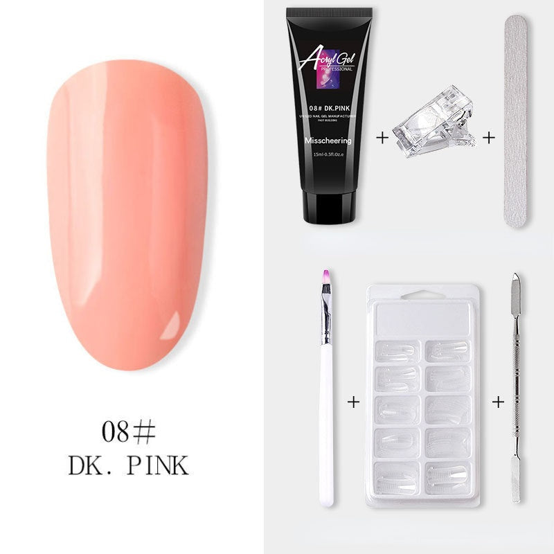 Manicure Acrylic Gel Set Poly Gel Set with Tools