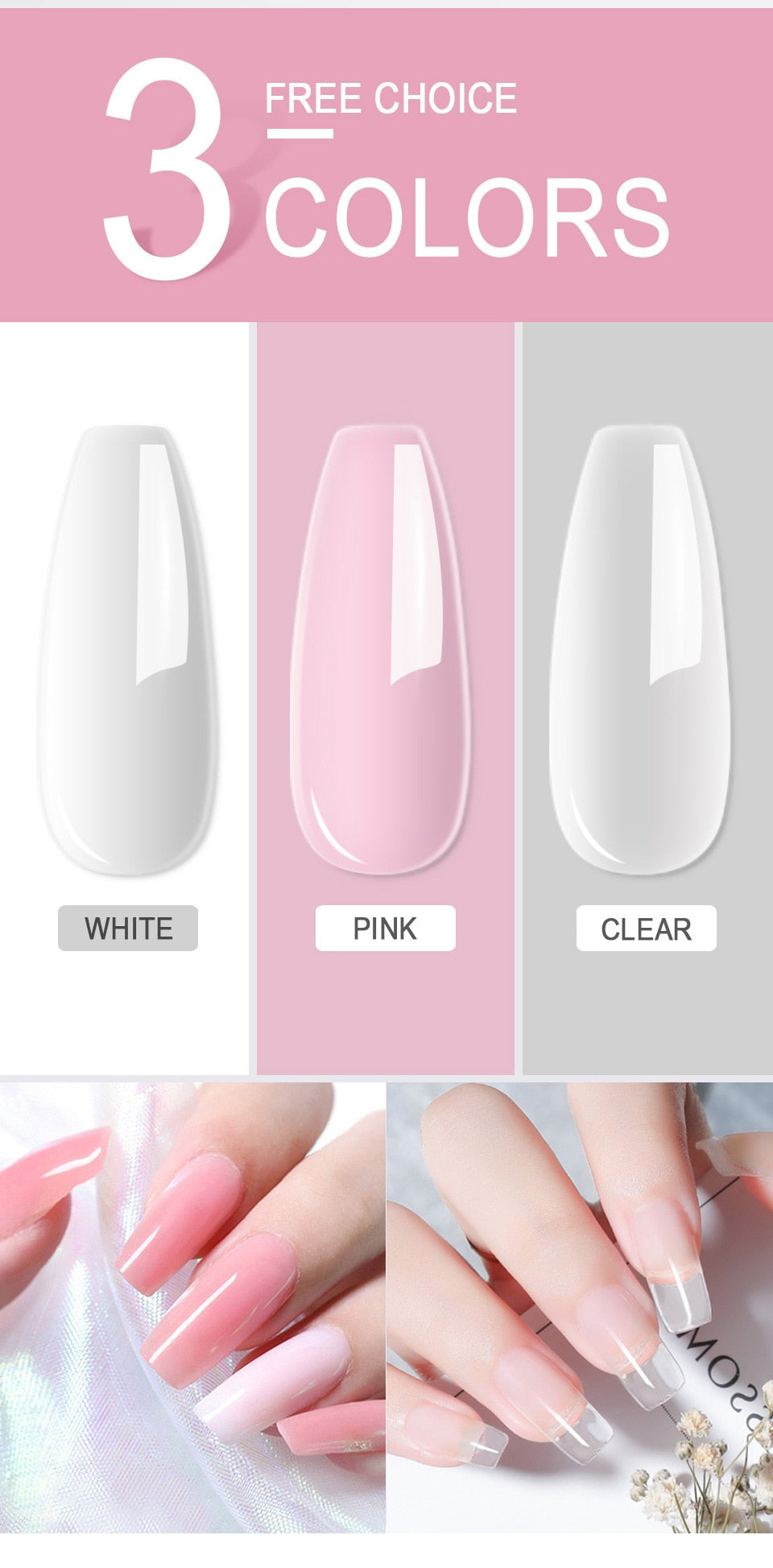 Nail Acrylic Powder Liquid Monomer Nails Art Decoration For Manicure Set Kit